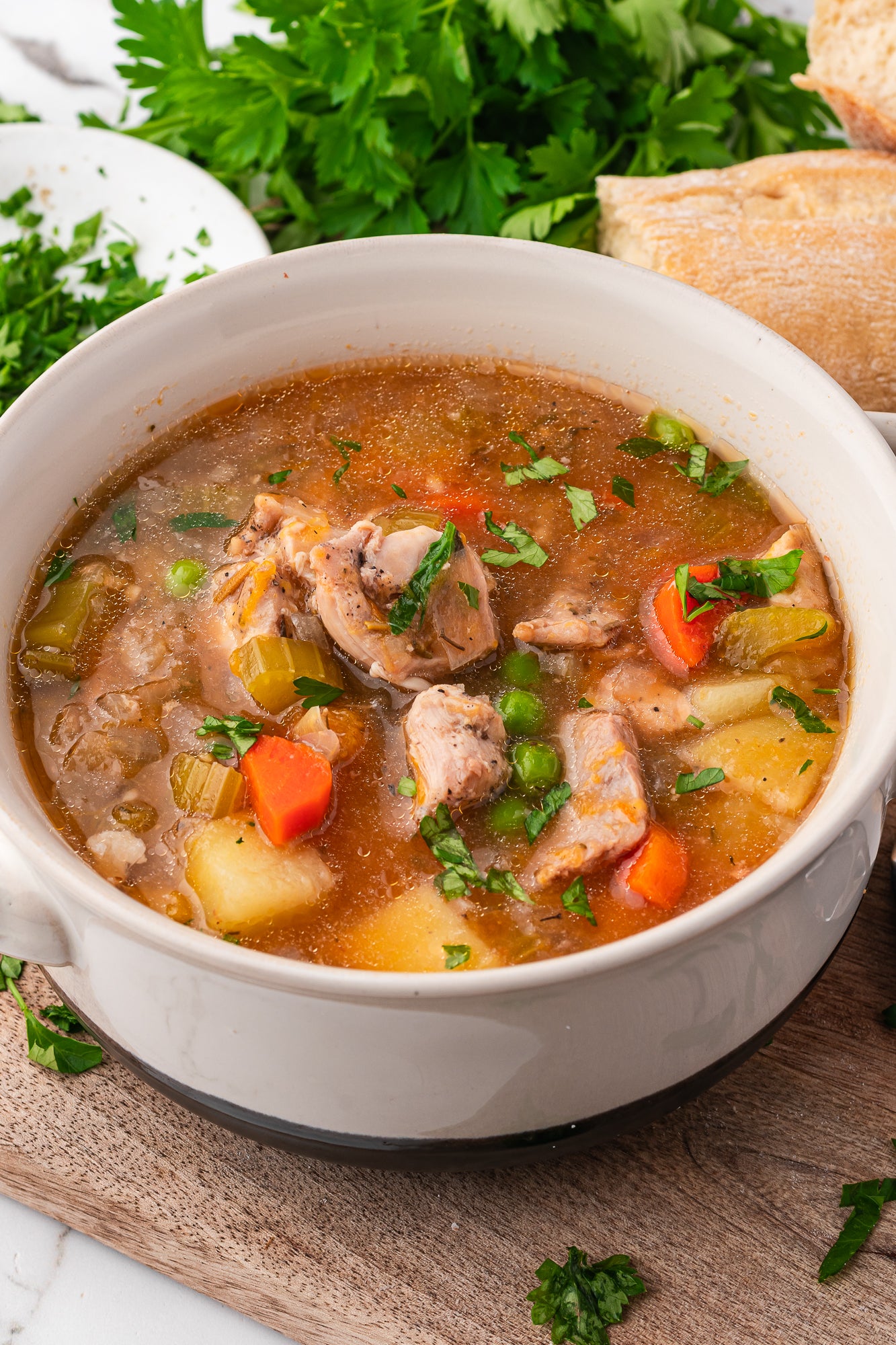 Hearty Chicken Stew (Slow Cooker)