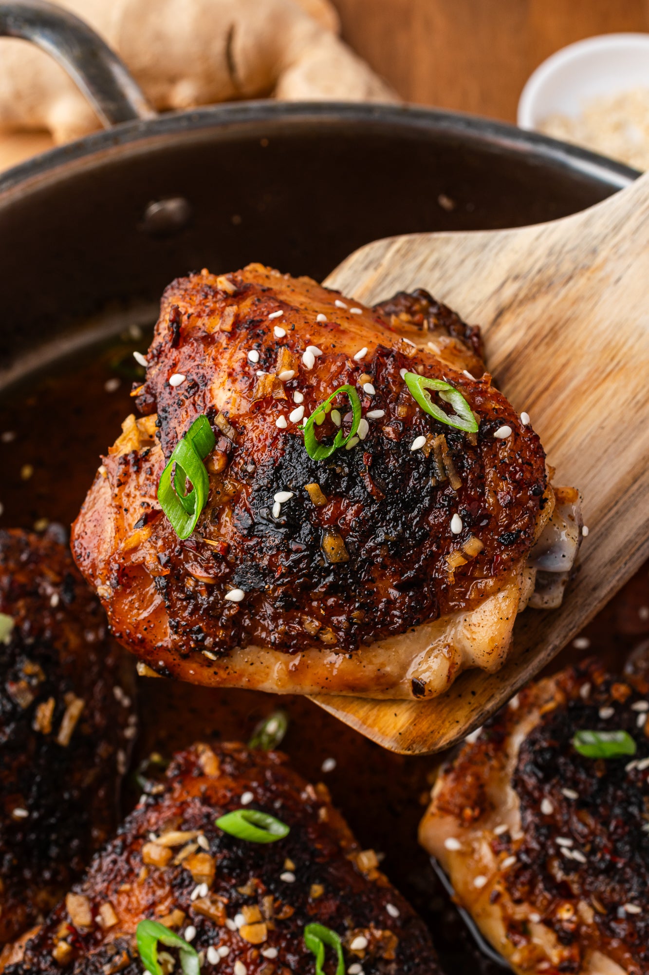 Honey Garlic Chicken Thighs