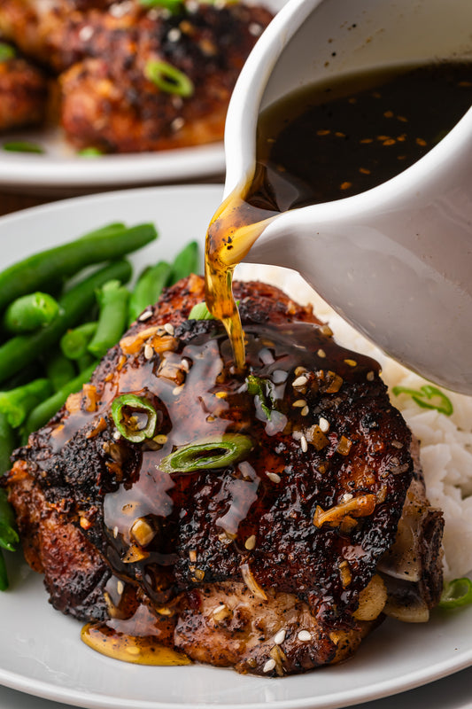 Honey Garlic Chicken Thighs