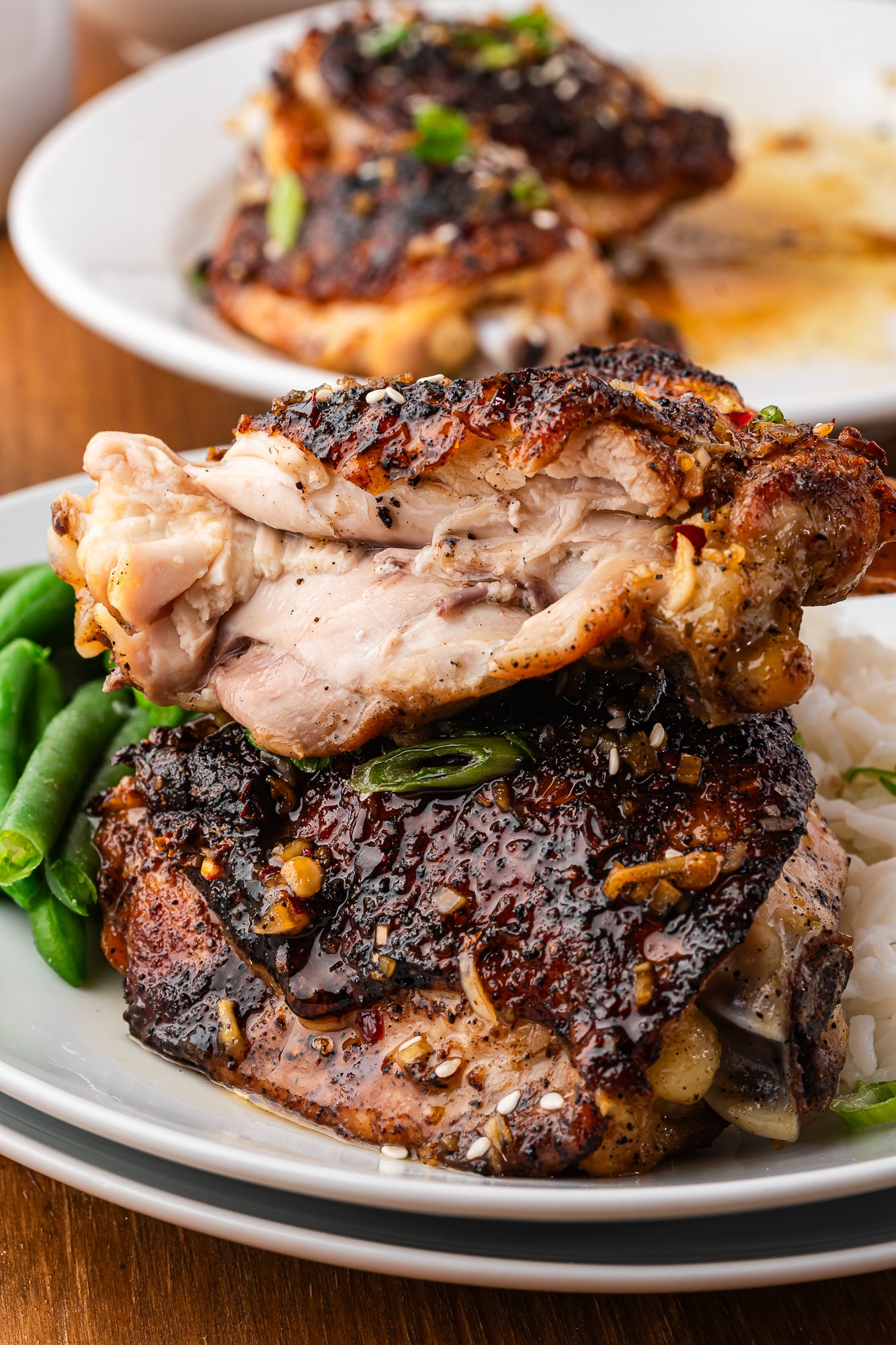 Honey Garlic Chicken Thighs