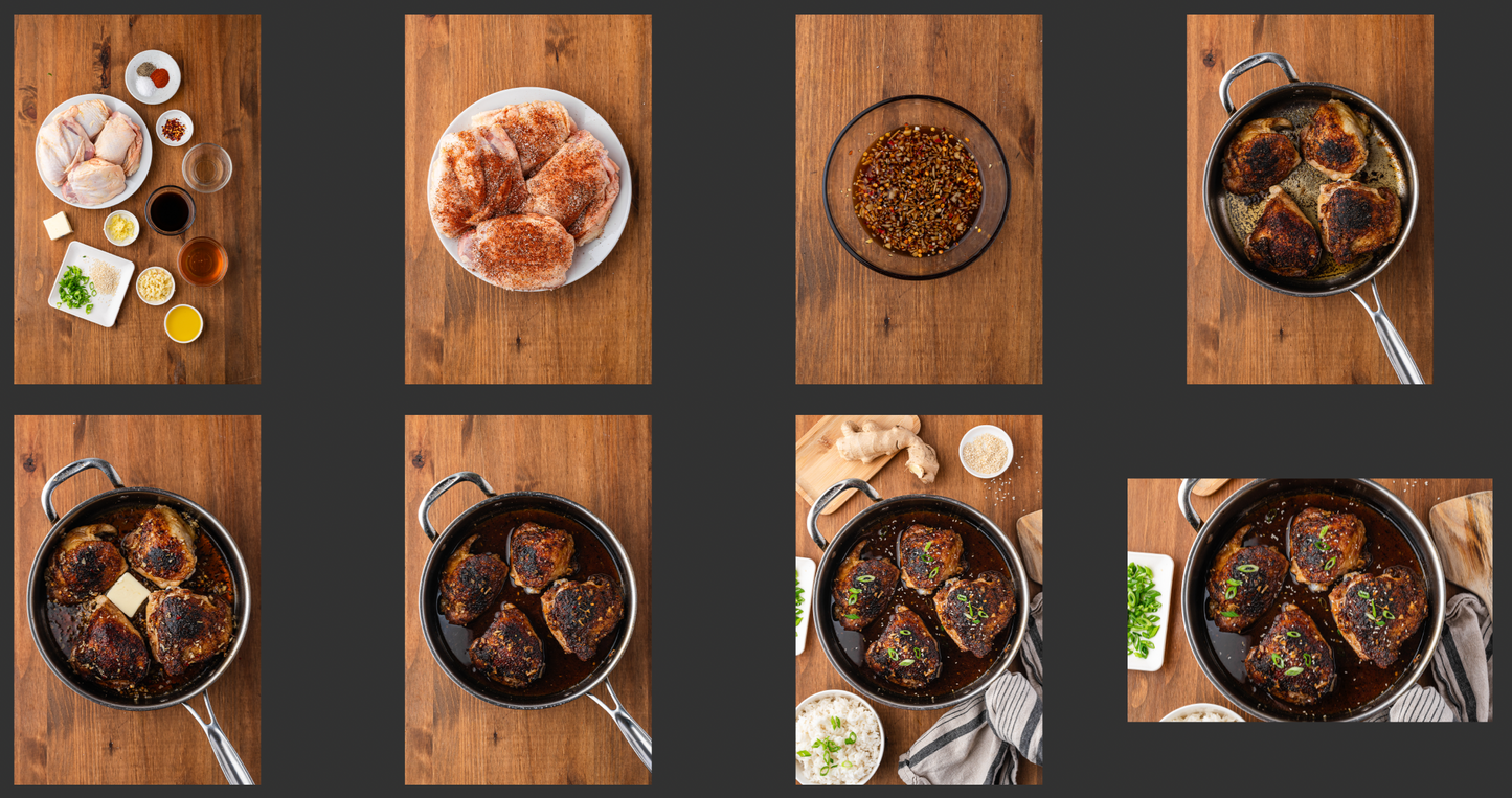 Honey Garlic Chicken Thighs