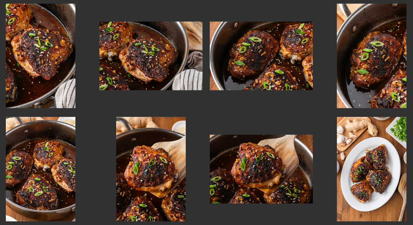 Honey Garlic Chicken Thighs