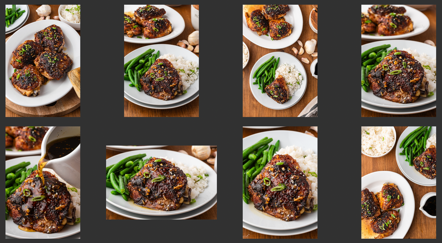 Honey Garlic Chicken Thighs