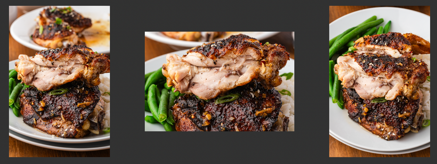 Honey Garlic Chicken Thighs