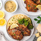 Italian Chicken Cutlets with Lemon Parmesan Sauce