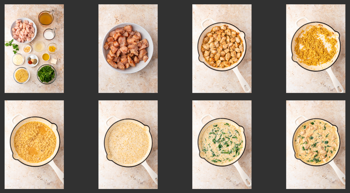 Lemon Chicken Orzo Pasta