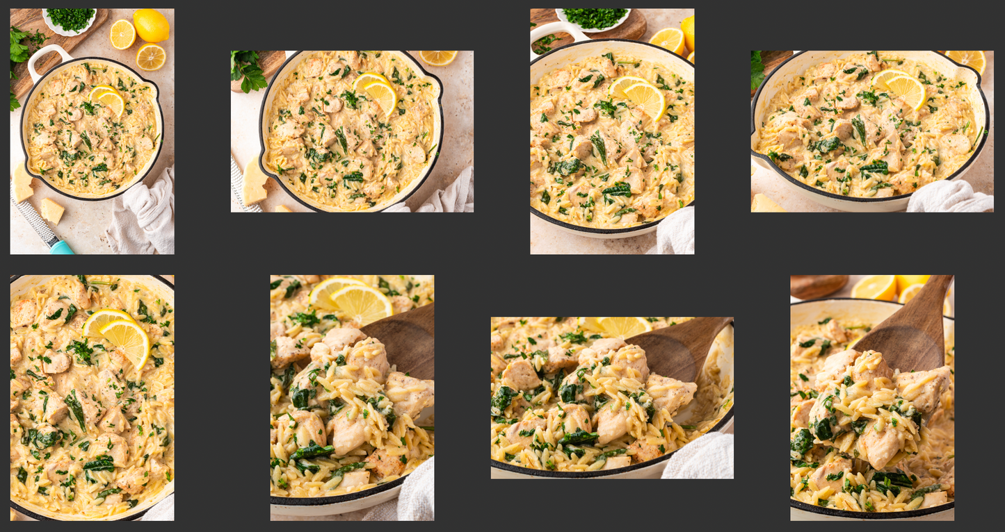 Lemon Chicken Orzo Pasta