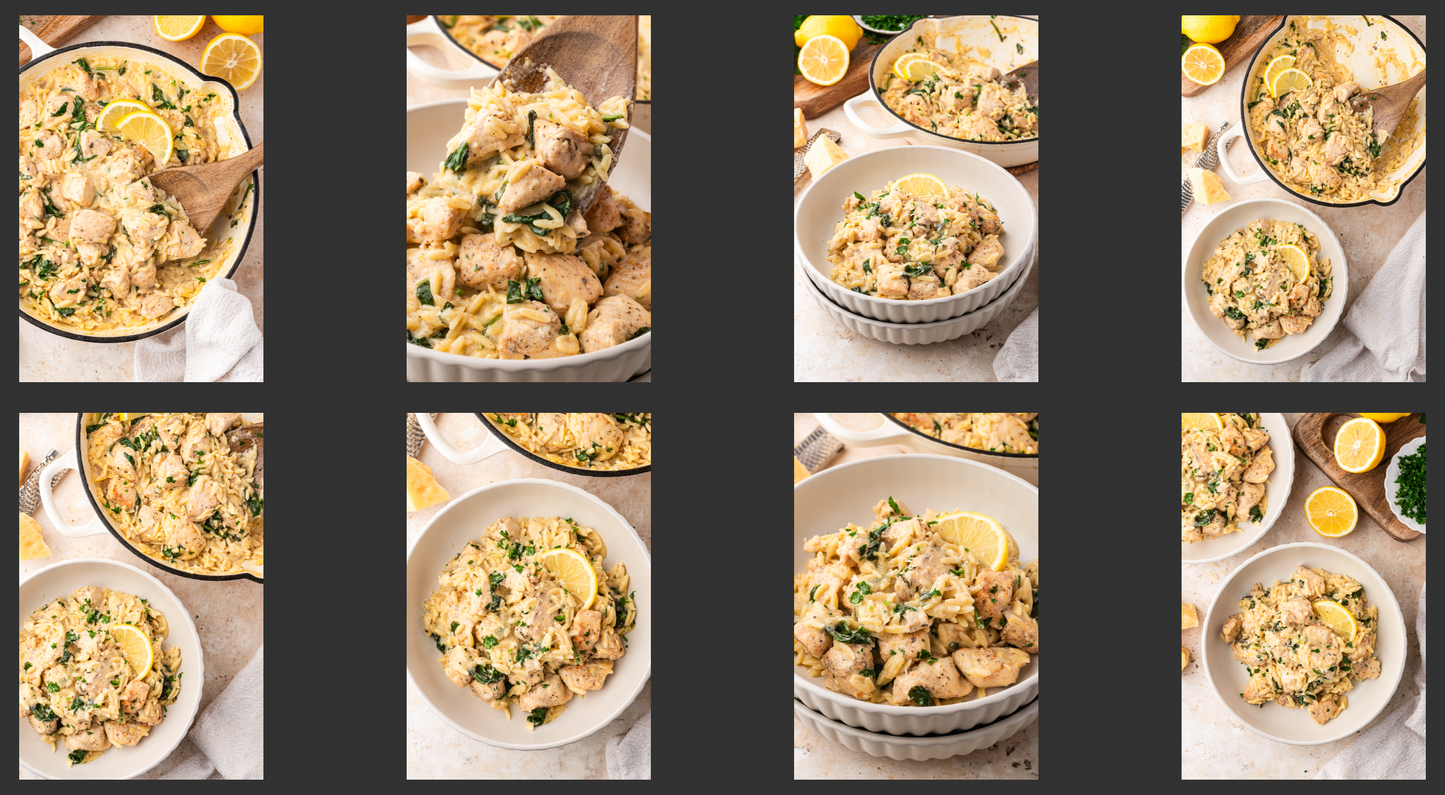 Lemon Chicken Orzo Pasta