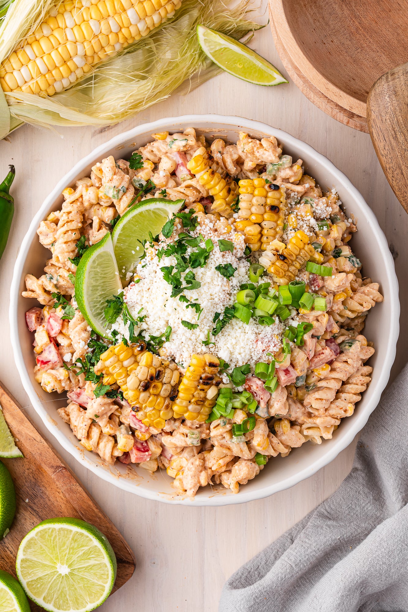 Mexican Street Corn Pasta Salad