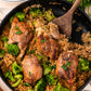 One Pot Chicken and Rice (Broccoli and Cheddar)