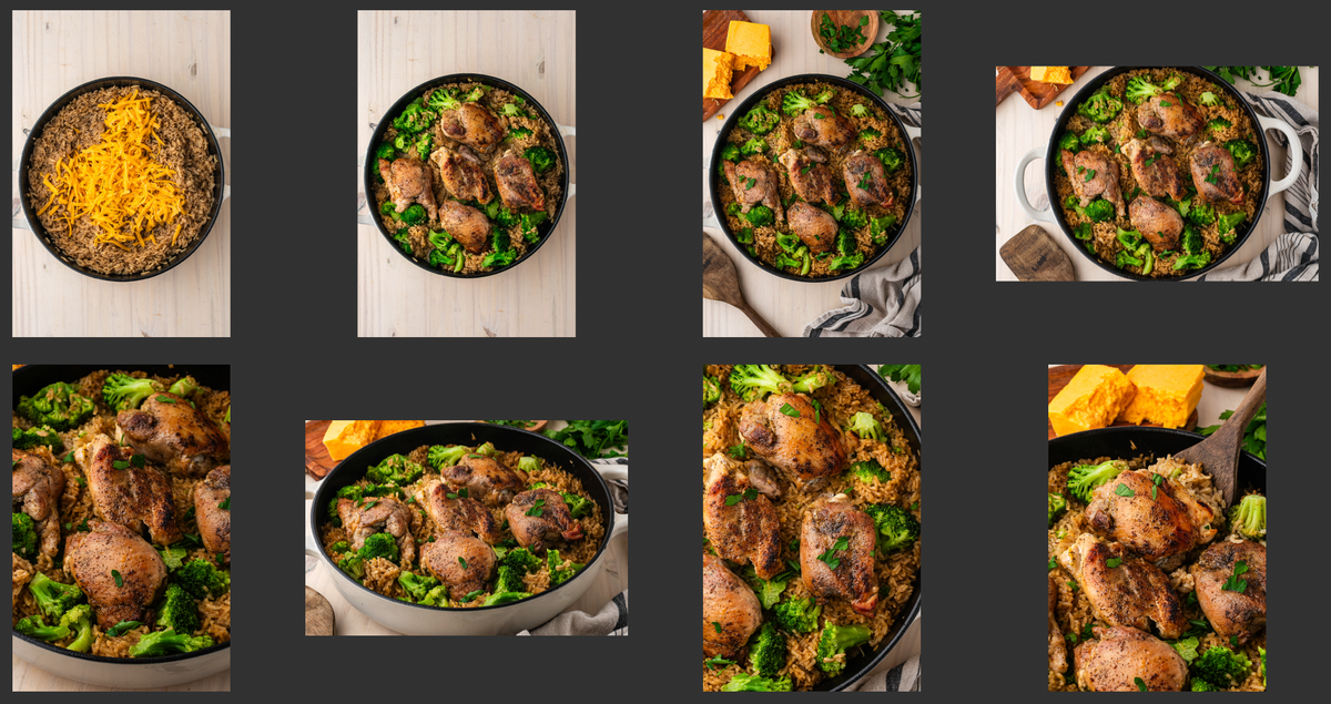 One Pot Chicken and Rice (Broccoli and Cheddar)