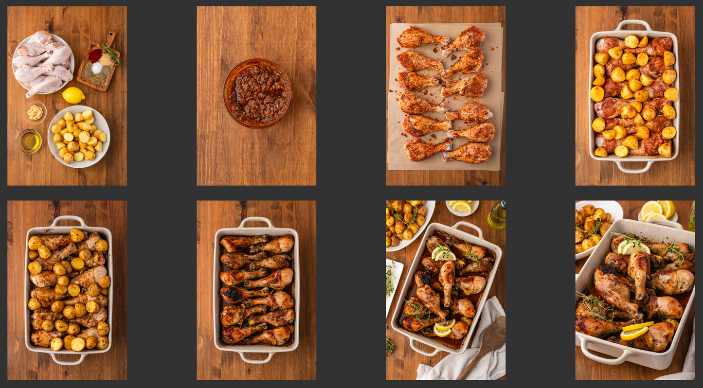 Oven Roasted Chicken Legs