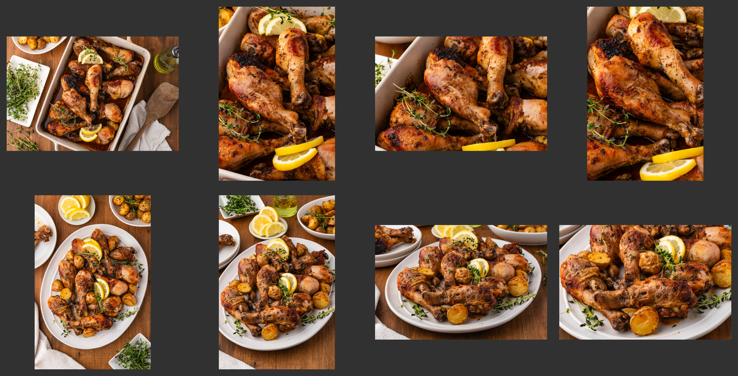 Oven Roasted Chicken Legs
