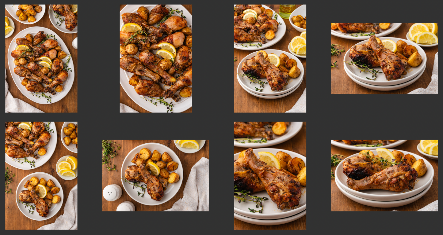 Oven Roasted Chicken Legs