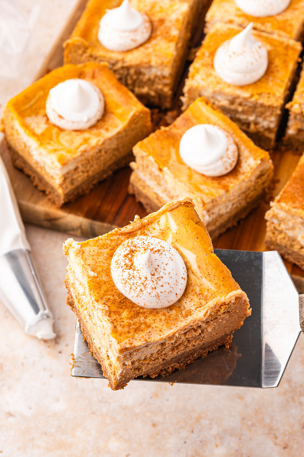 Pumpkin Cheesecake Bars