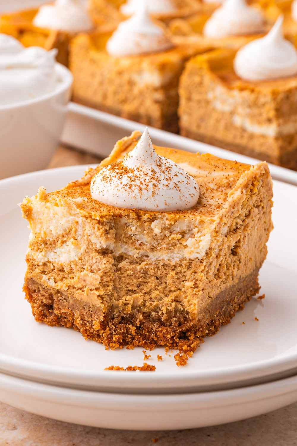 Pumpkin Cheesecake Bars