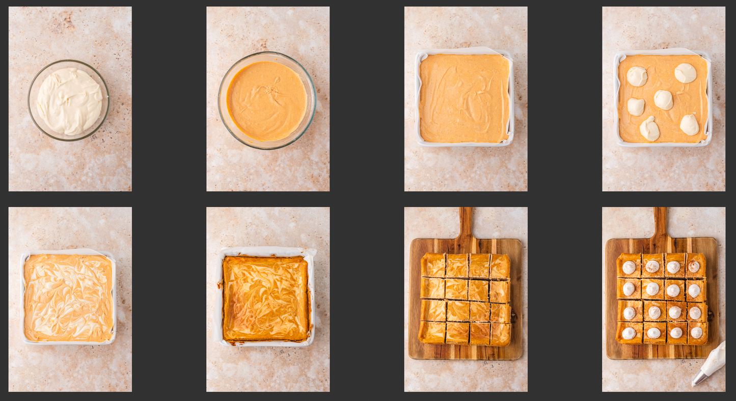 Pumpkin Cheesecake Bars