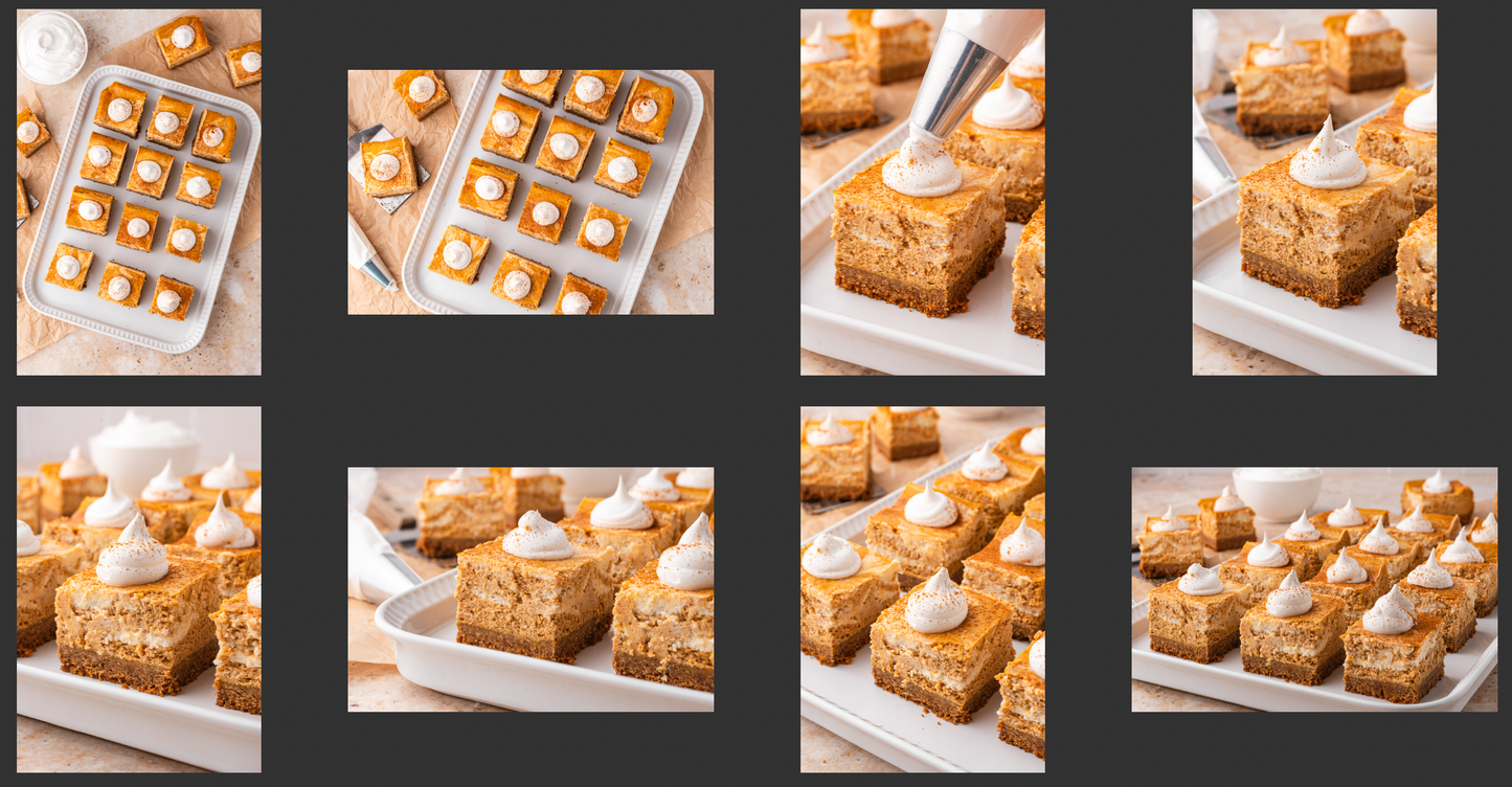 Pumpkin Cheesecake Bars