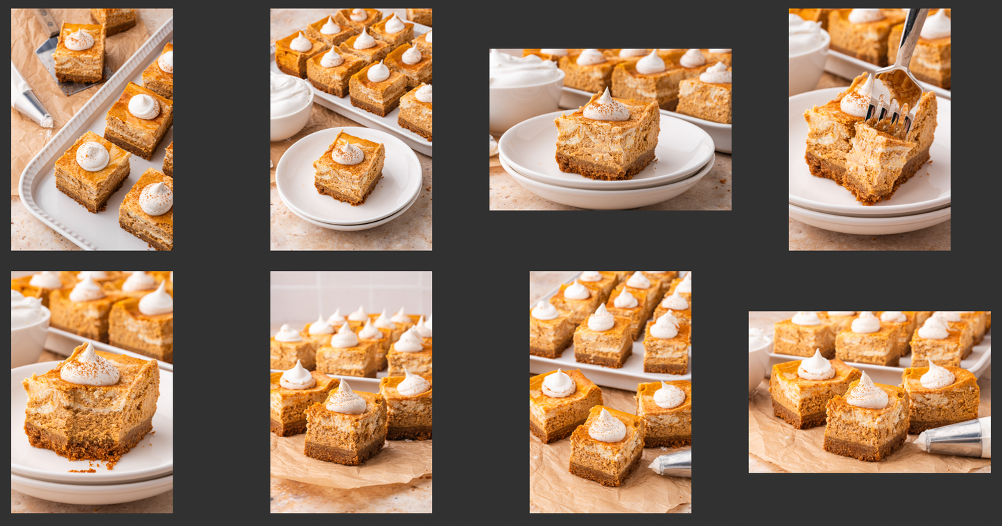Pumpkin Cheesecake Bars