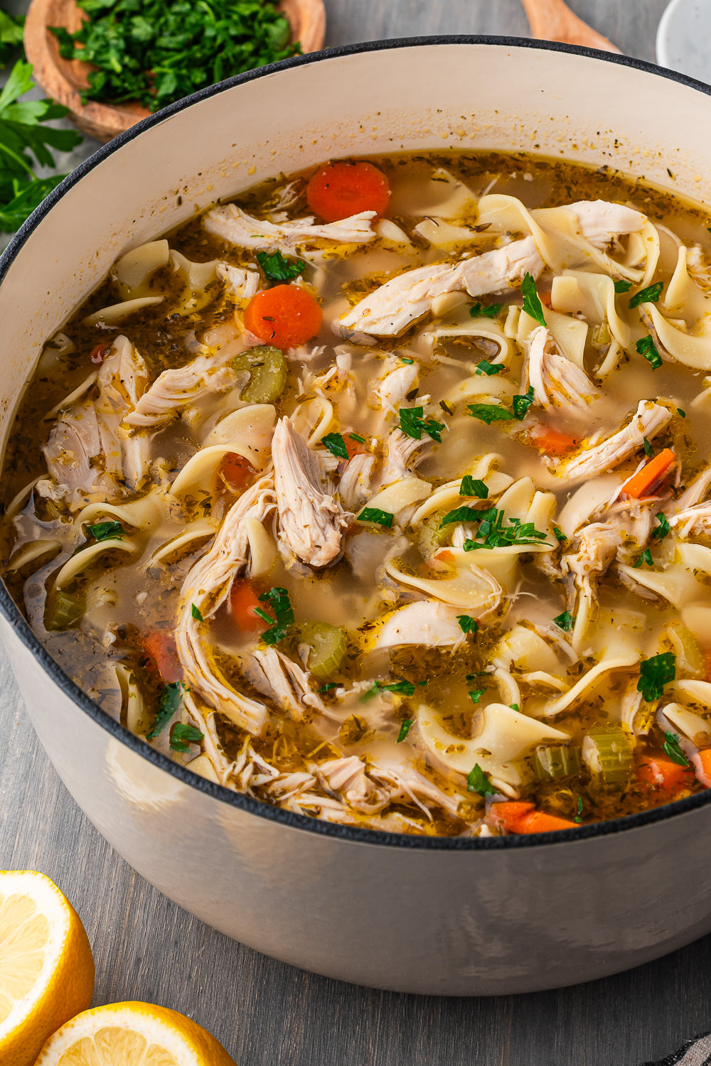 Rotisserie Chicken Noodle Soup