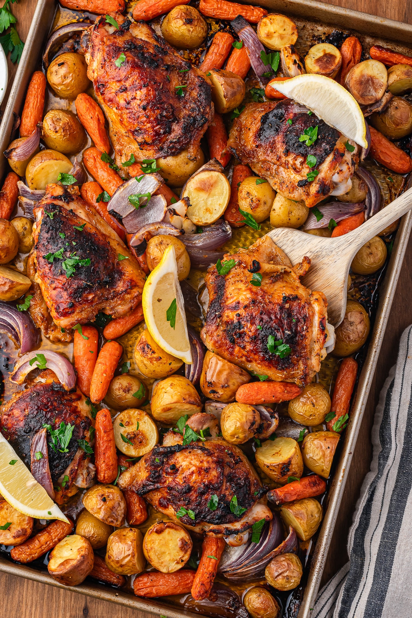 Sheet Pan Chicken Thighs