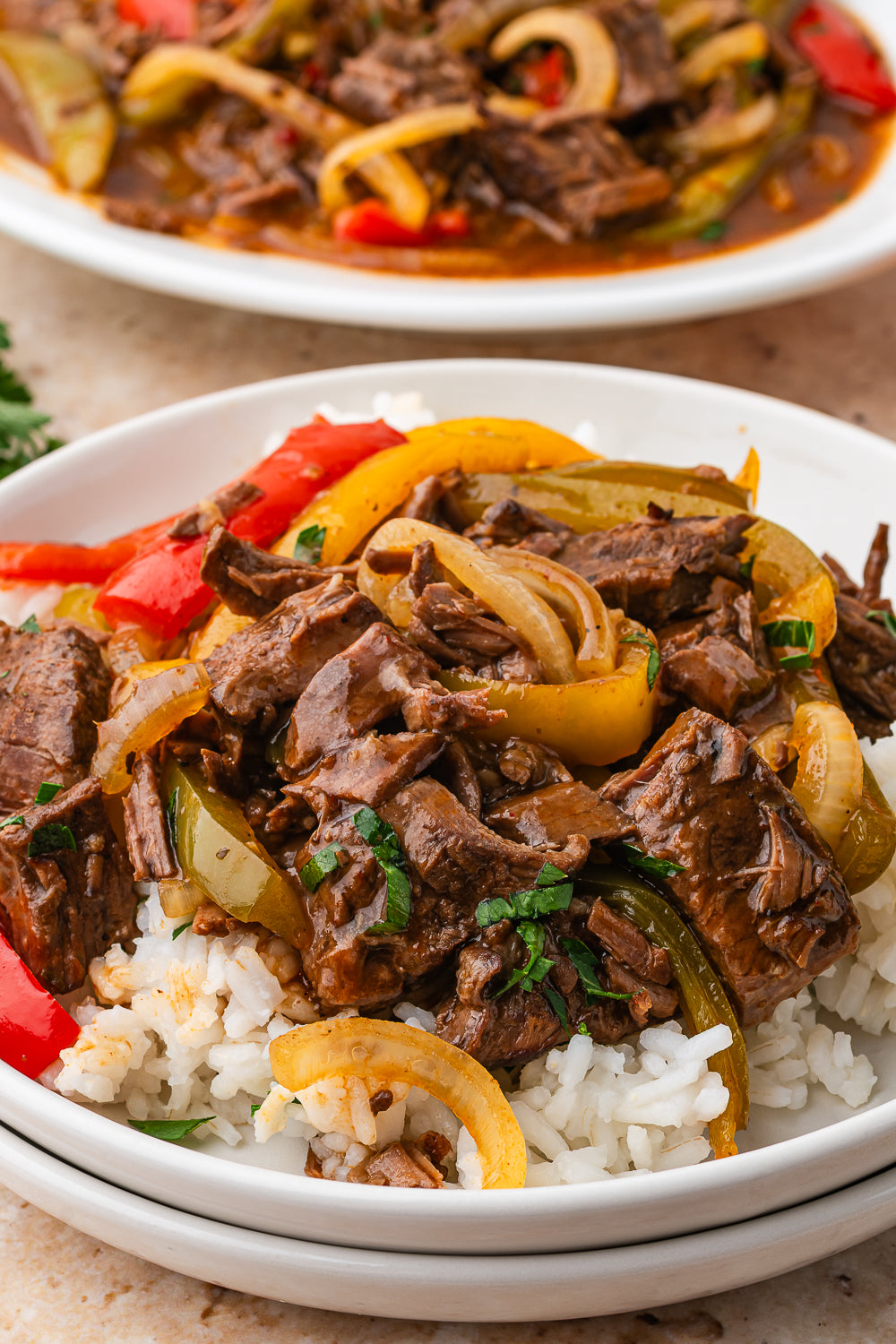 Slow Cooker Pepper Steak