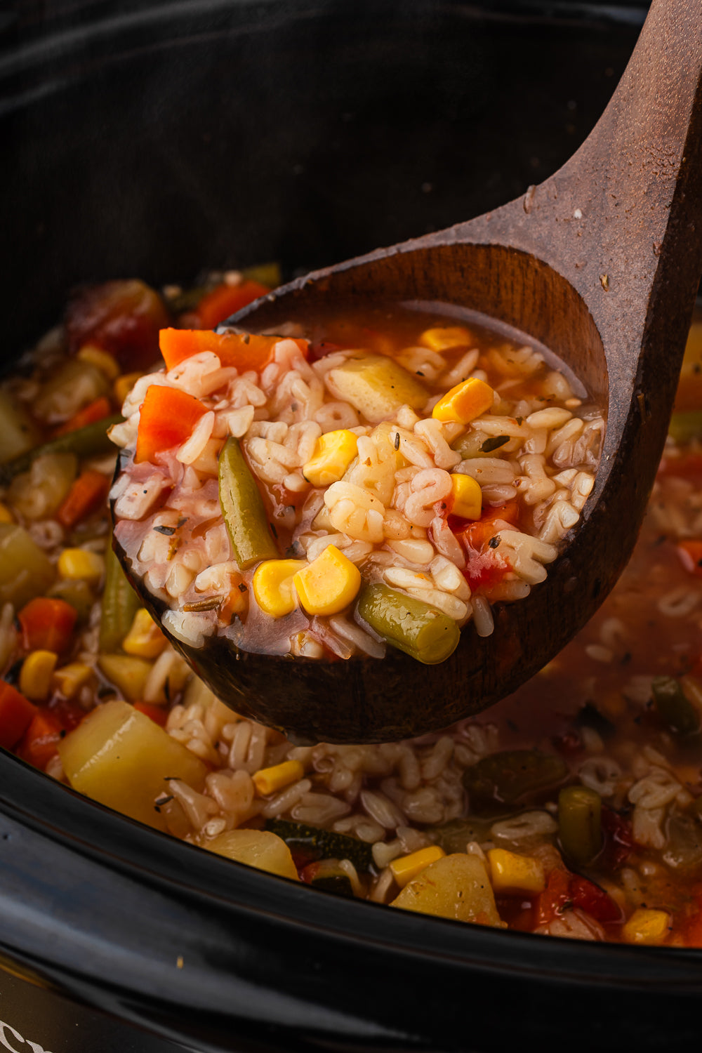 Slow Cooker Vegetable Soup