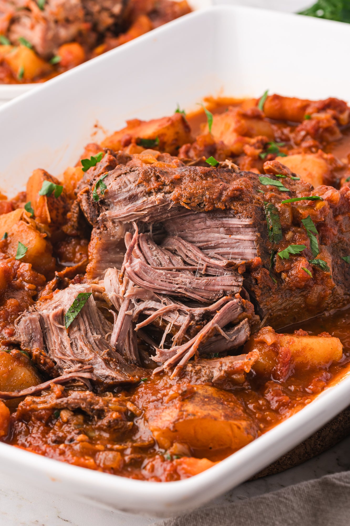 Slow Cooker Braised Steak