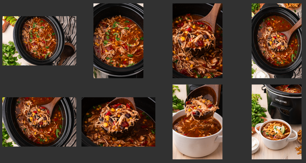 Slow Cooker Chicken Enchilada Soup