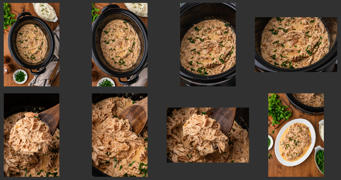 Slow Cooker Chicken and Creamy Gravy