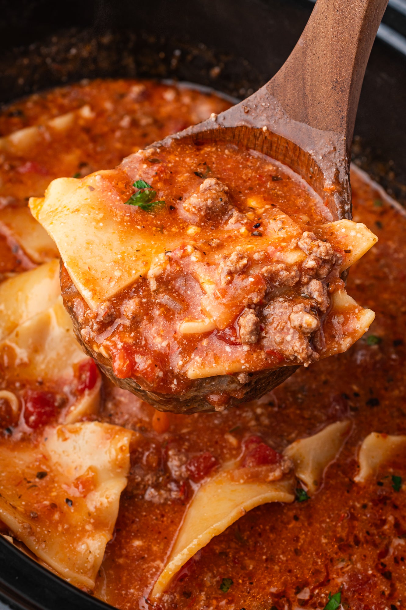 Slow Cooker Lasagna Soup
