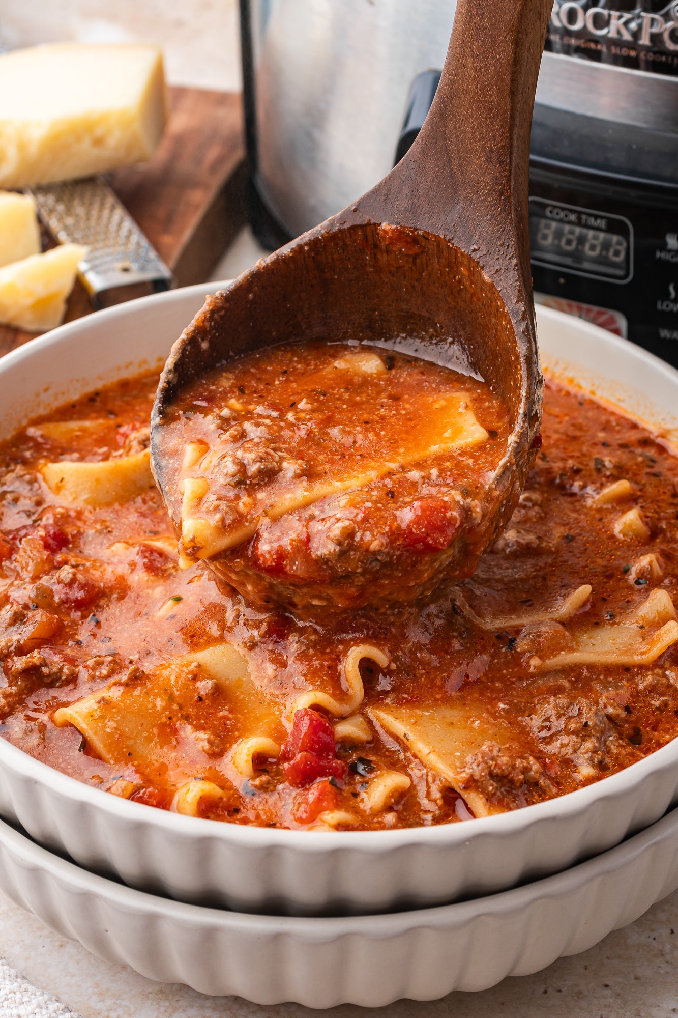 Slow Cooker Lasagna Soup