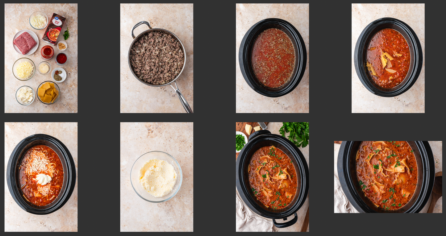 Slow Cooker Lasagna Soup