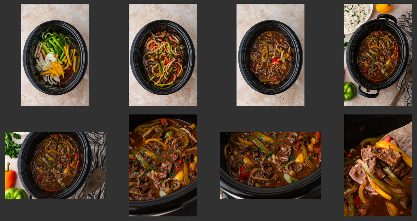 Slow Cooker Pepper Steak