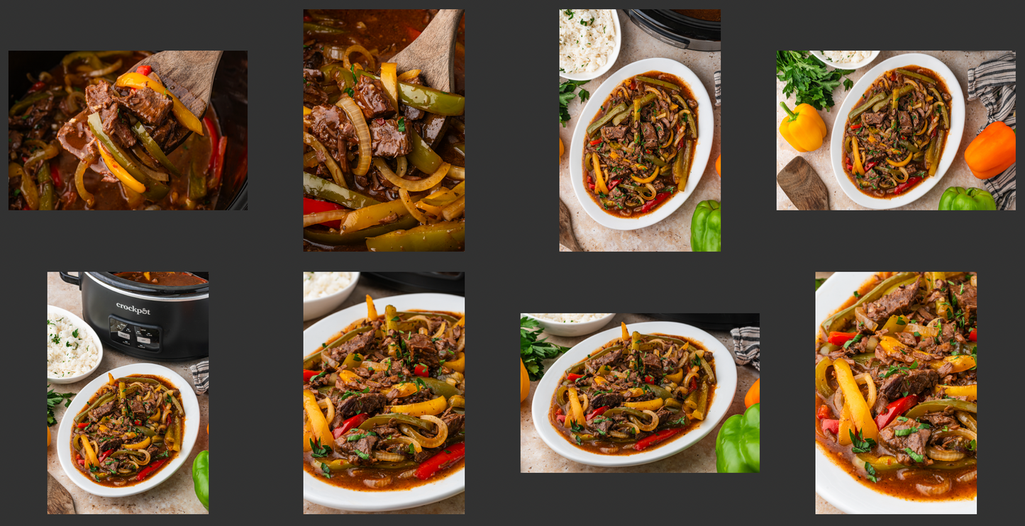 Slow Cooker Pepper Steak