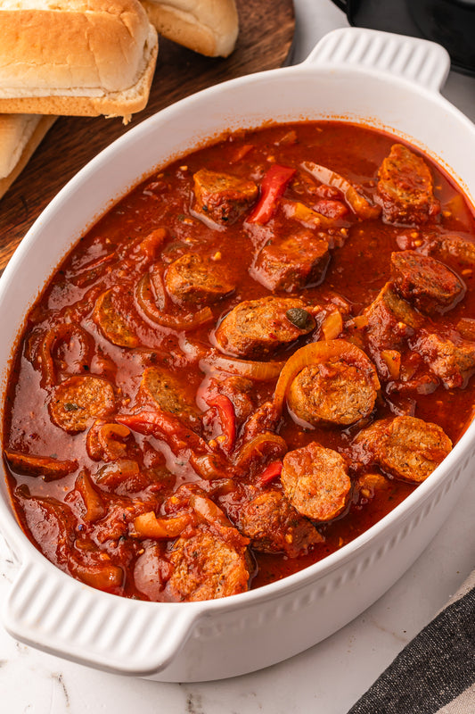 Slow Cooker Sausage and Peppers