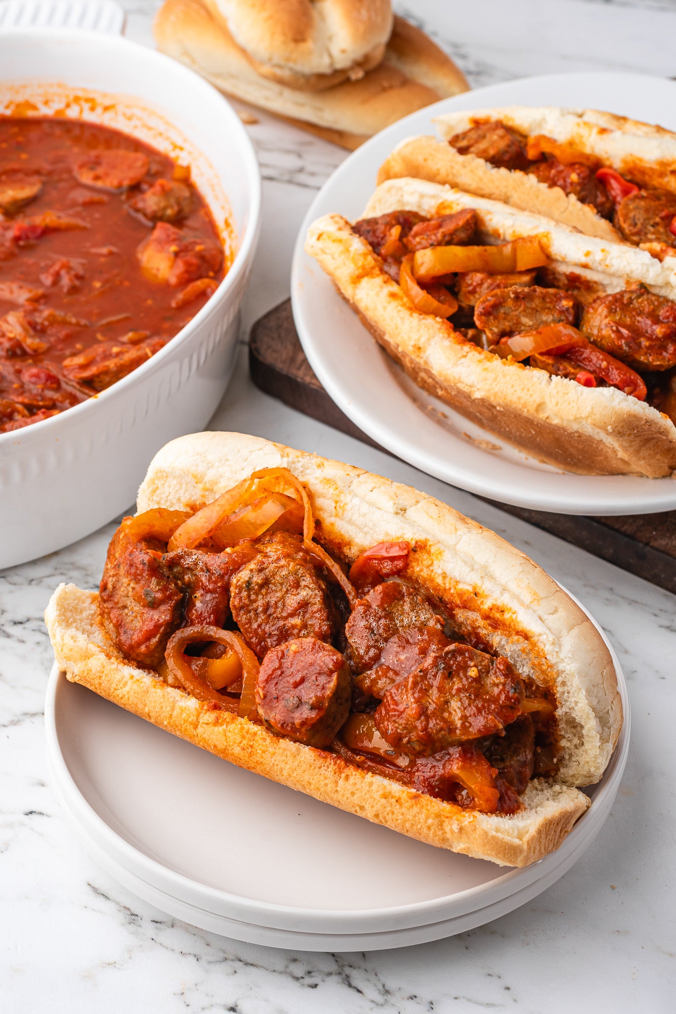 Slow Cooker Sausage and Peppers