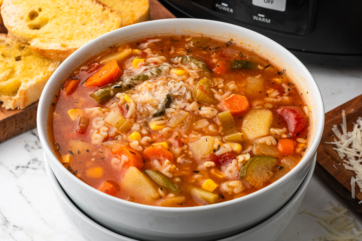 Slow Cooker Vegetable Soup
