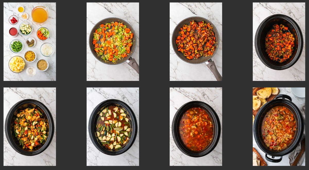 Slow Cooker Vegetable Soup