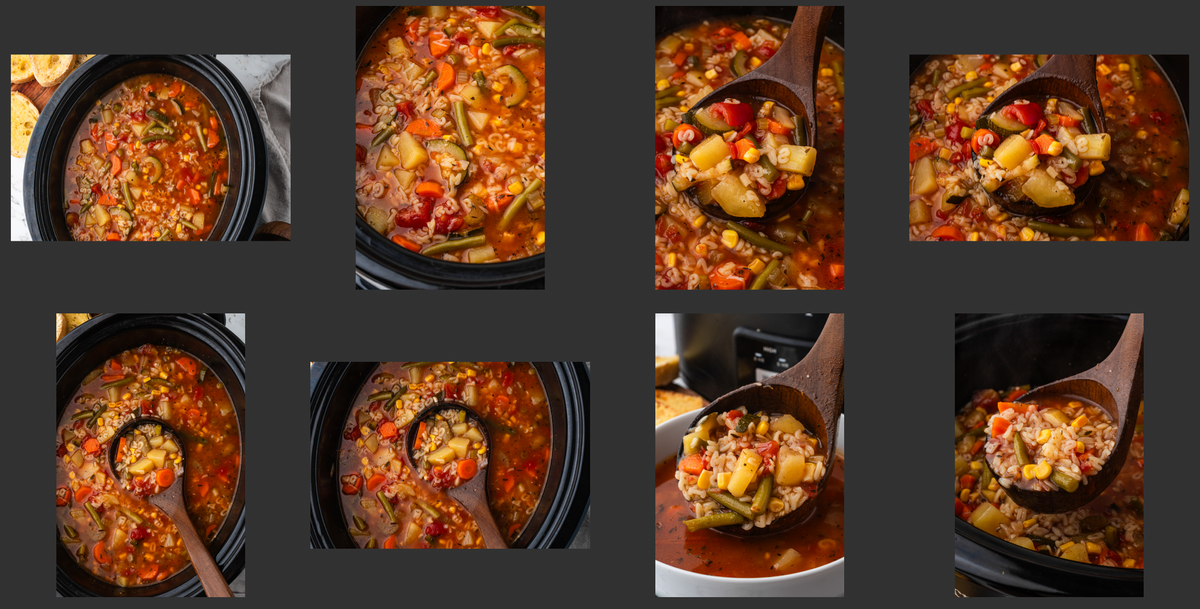 Slow Cooker Vegetable Soup
