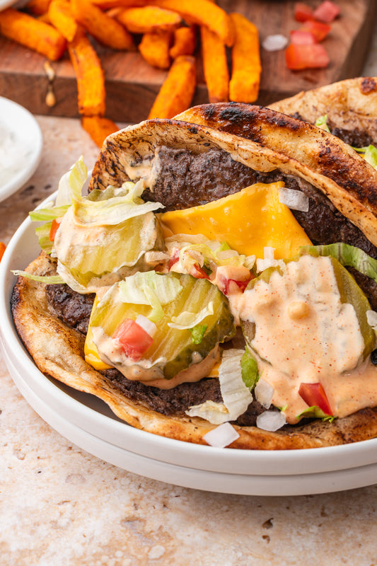 Smash Burger Tacos