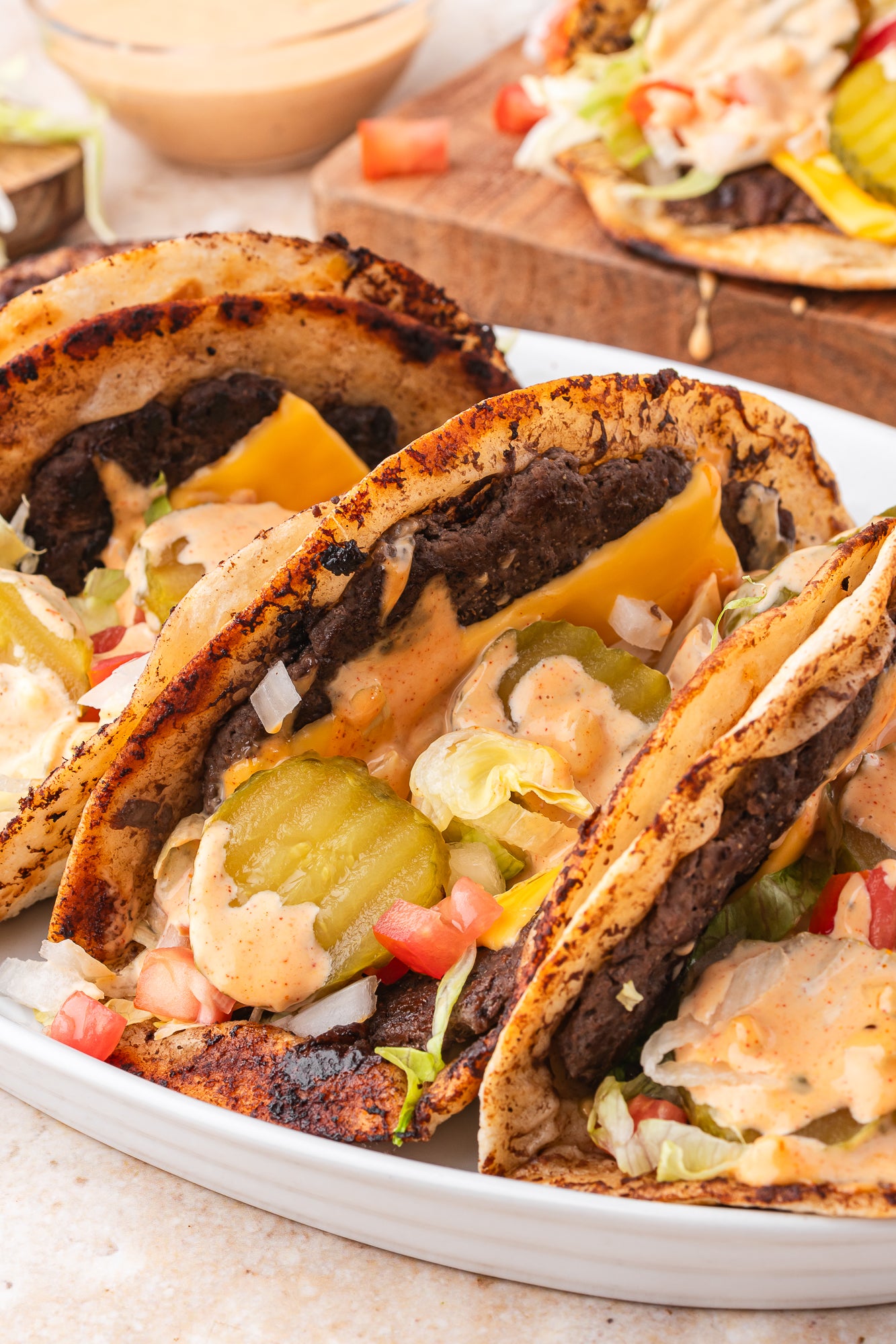 Smash Burger Tacos