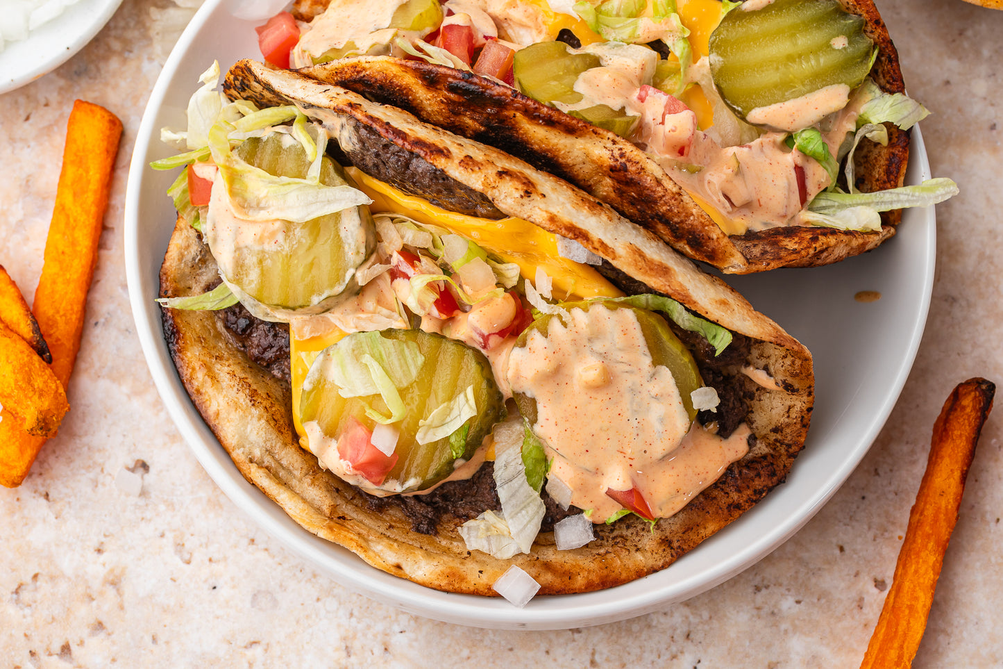 Smash Burger Tacos