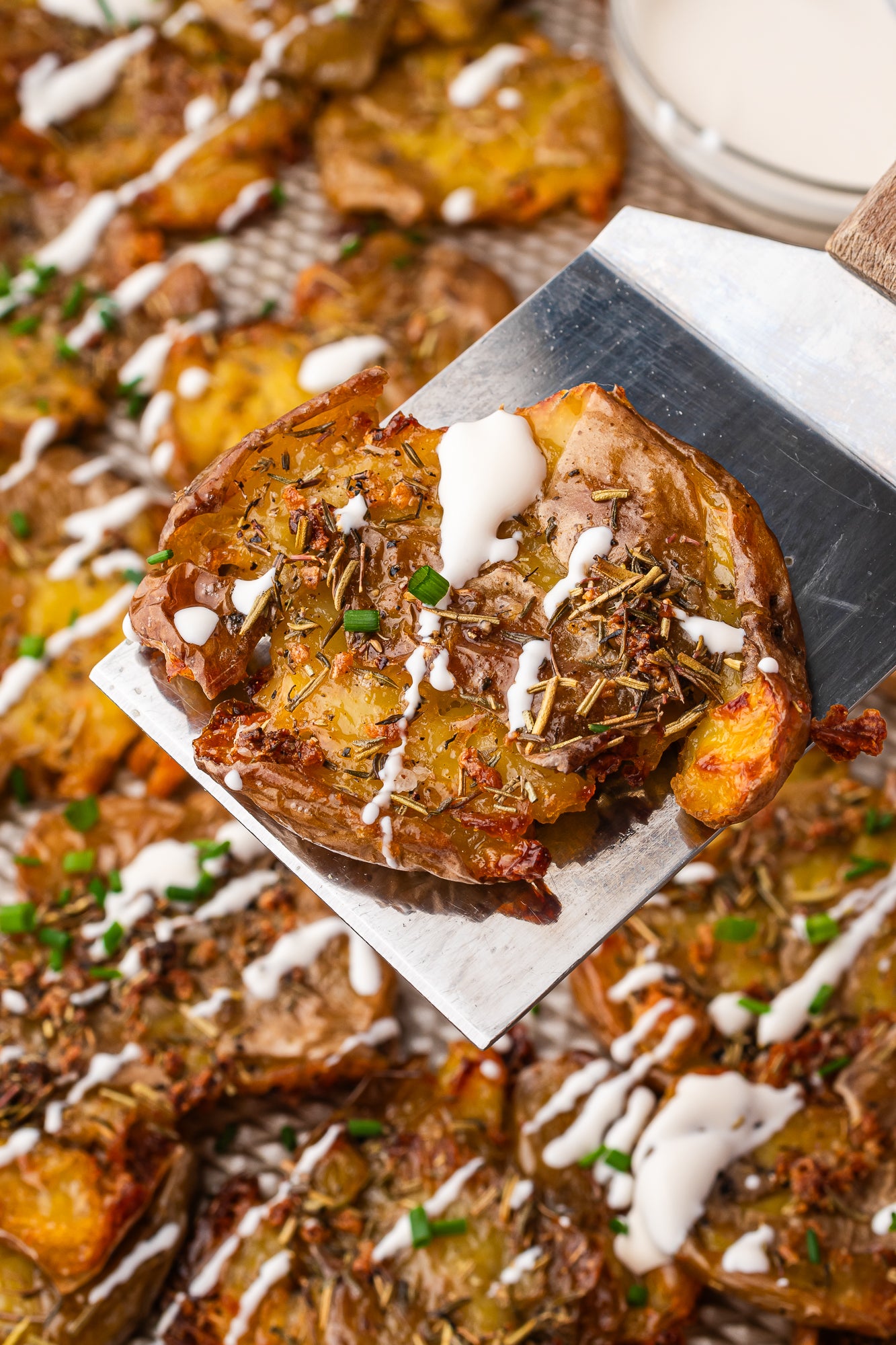 Smashed Roast Potatoes