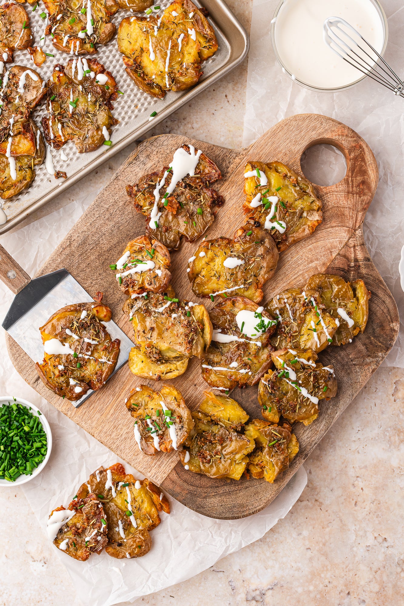 Smashed Roast Potatoes