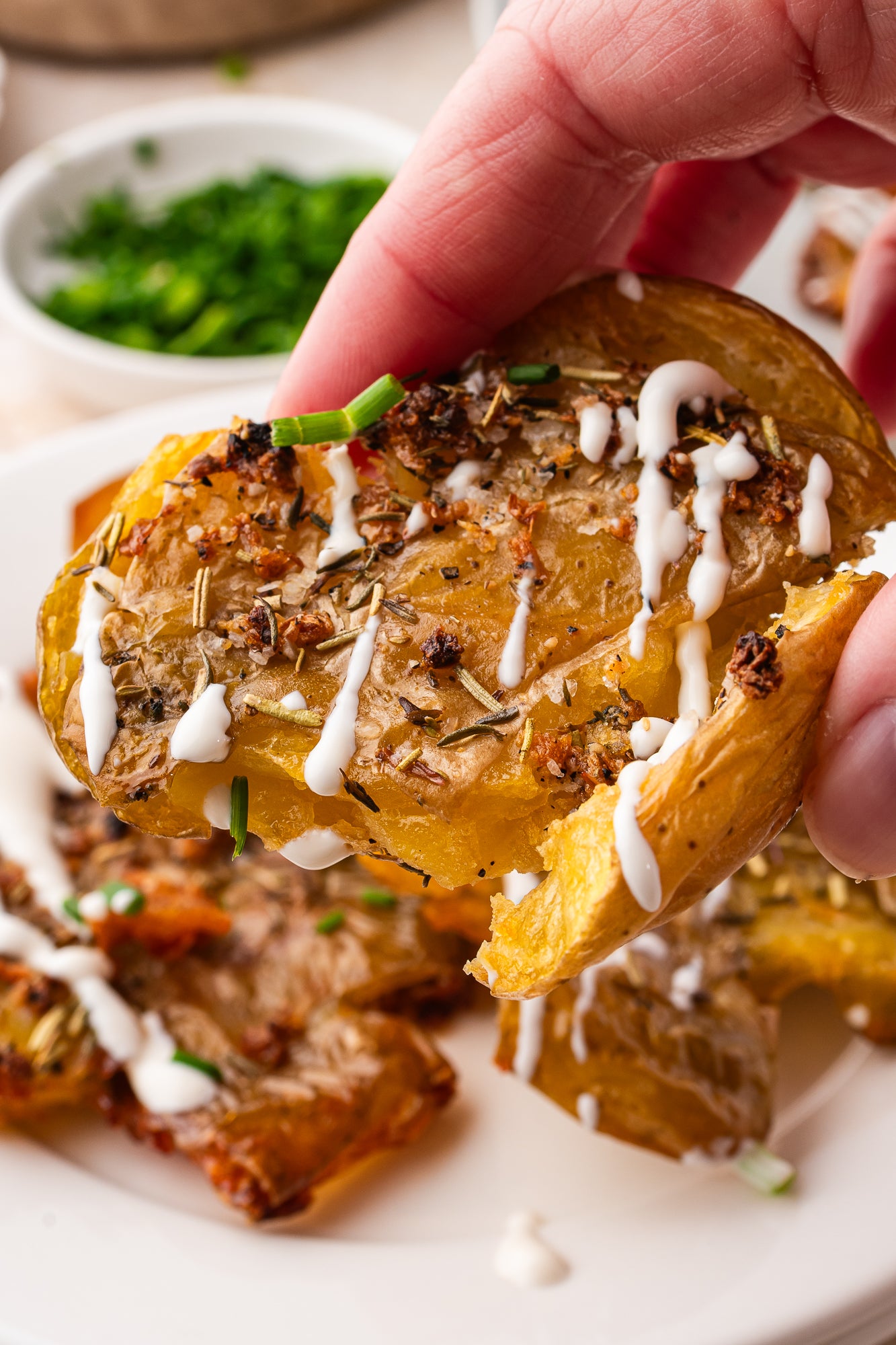 Smashed Roast Potatoes