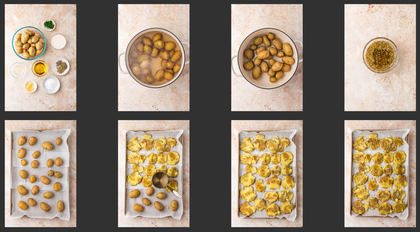 Smashed Roast Potatoes