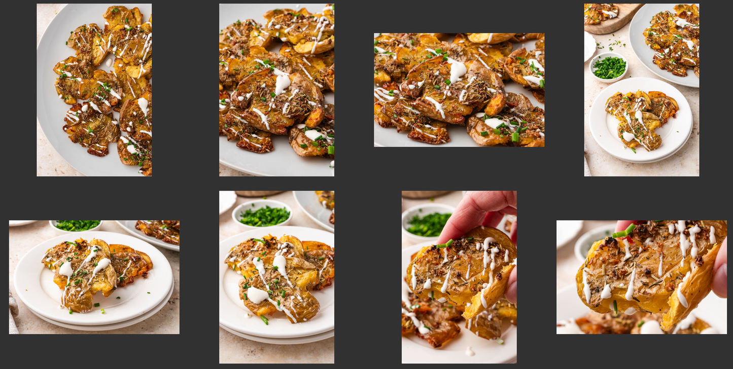 Smashed Roast Potatoes