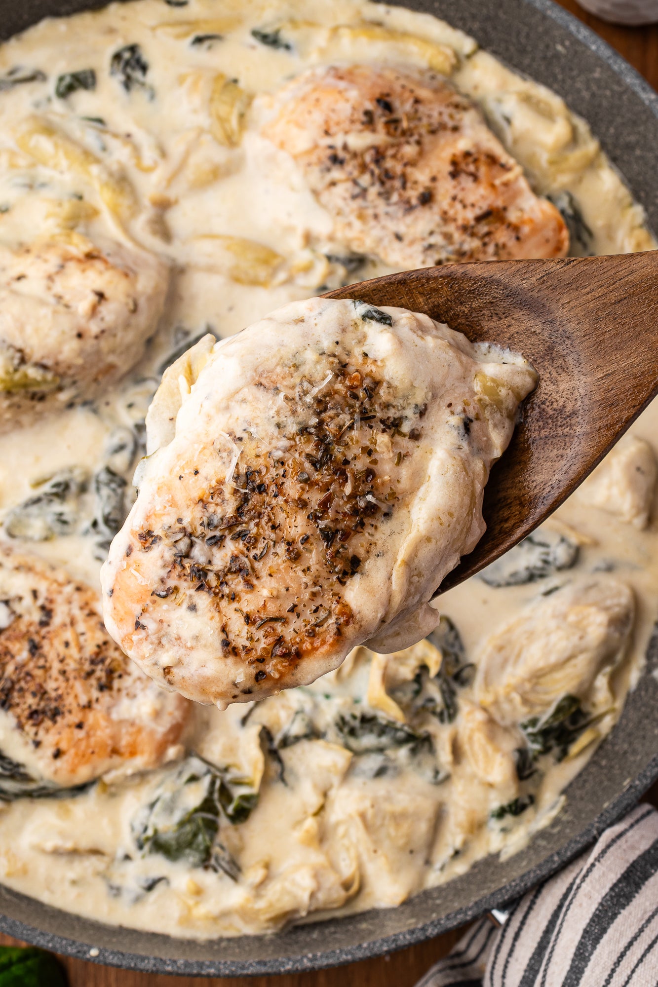 Spinach Artichoke Chicken