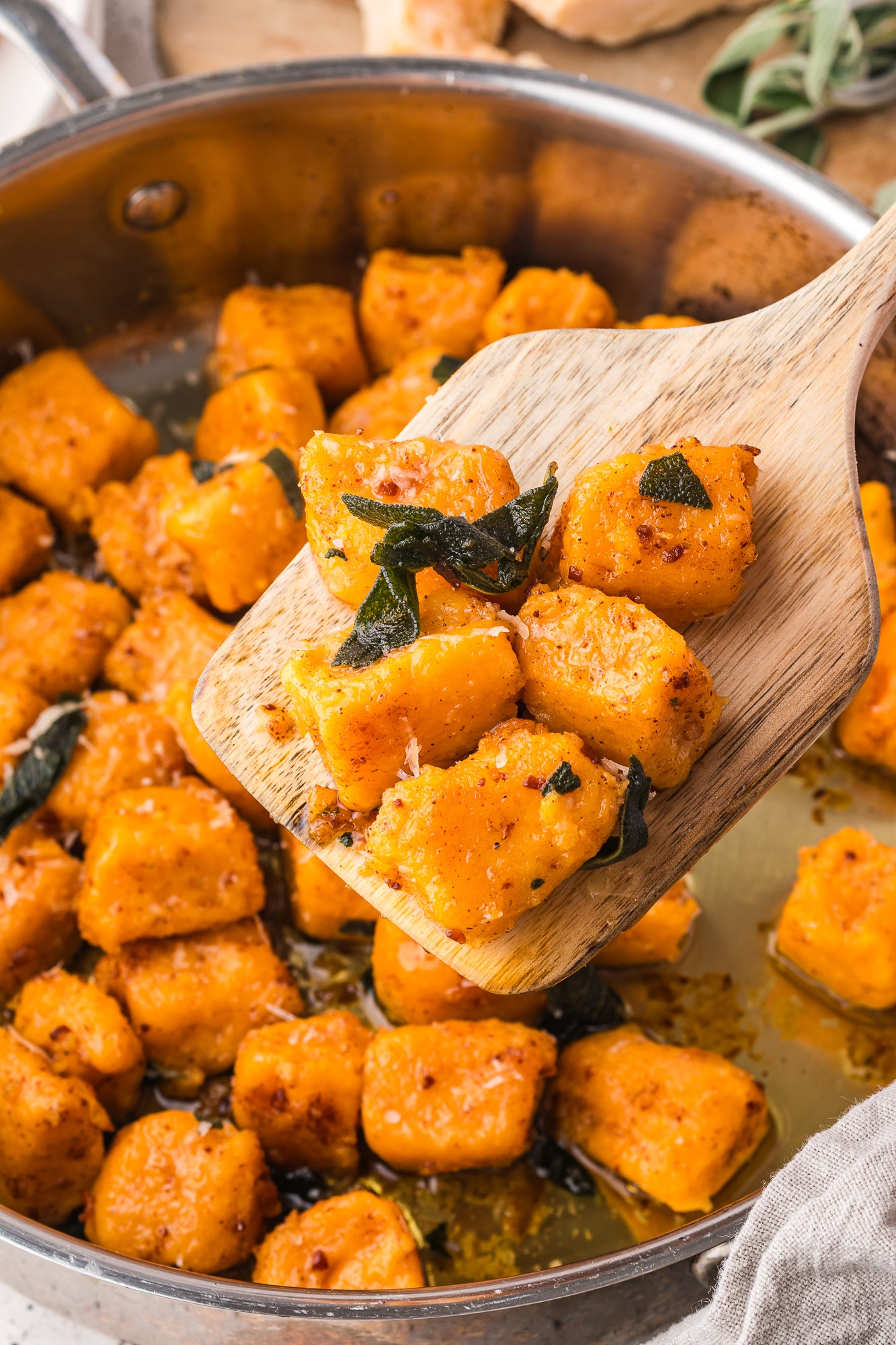 Sweet Potato Gnocchi with Sage Brown Butter Sauce